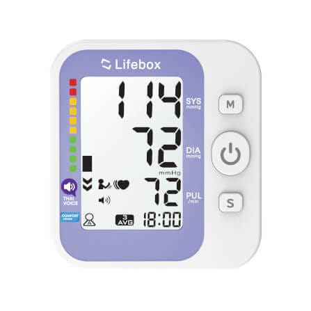 เครื่องวัดความดันโลหิต Lifebox L-BM03 TH_4